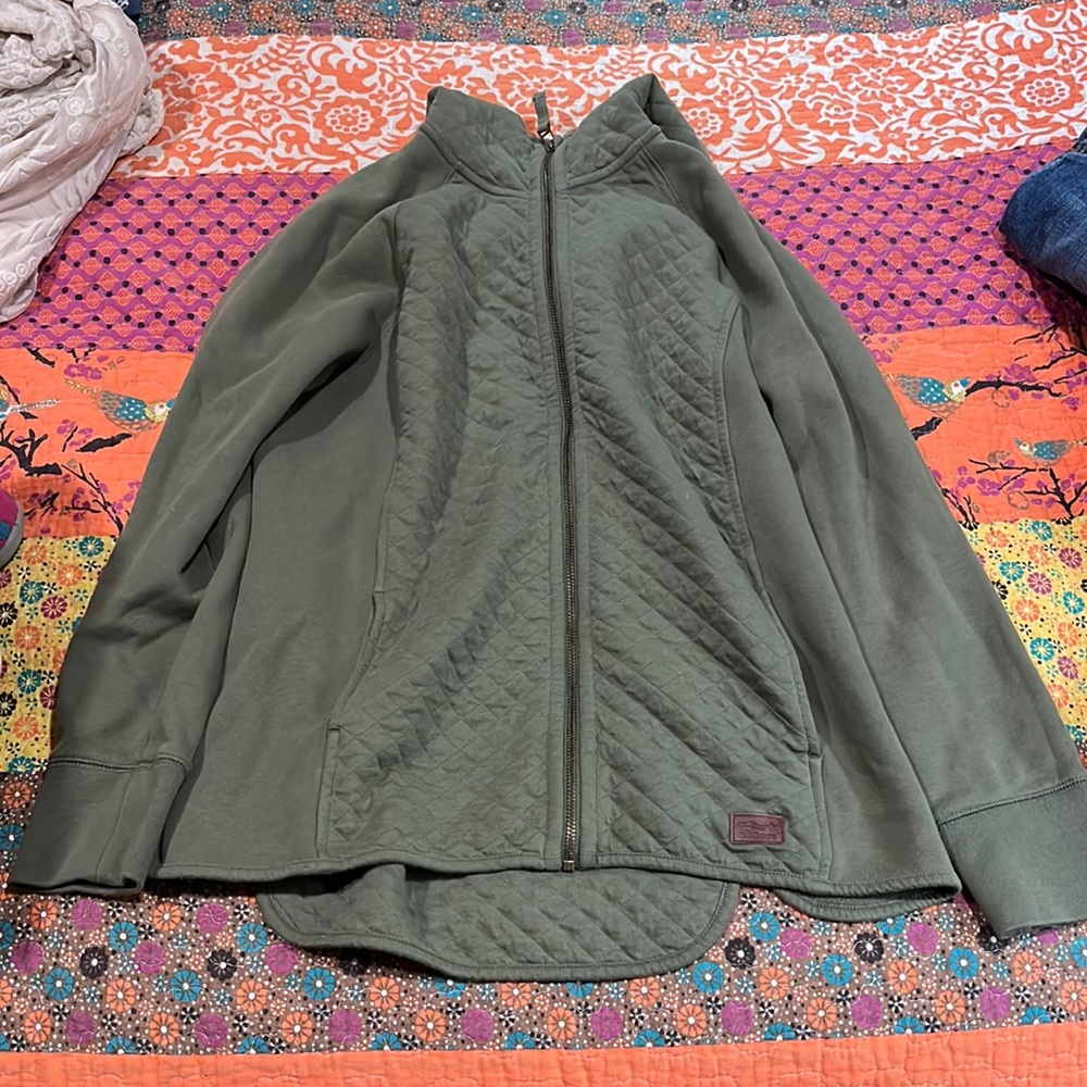 LL BEAN hooded zip up